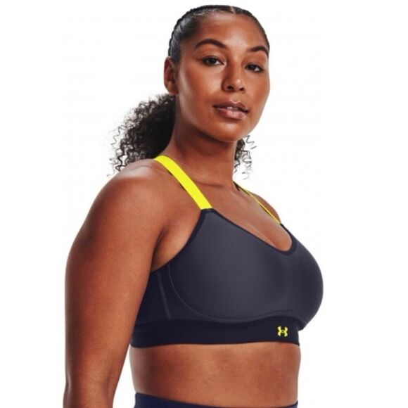 Under Armour Women's Gray Strappy Sports Bra Size S Low Support - Picture 1 of 10